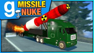 CAMION LANCE MISSILE NUCLEAIRE sur Gmod DarkRP