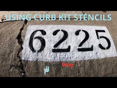 HOW TO PAINT A CURB IN LESS THAN ONE MINUTE! 