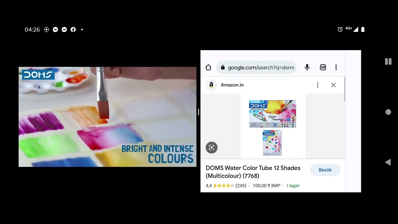 doms sharp minds water colour tubes 12