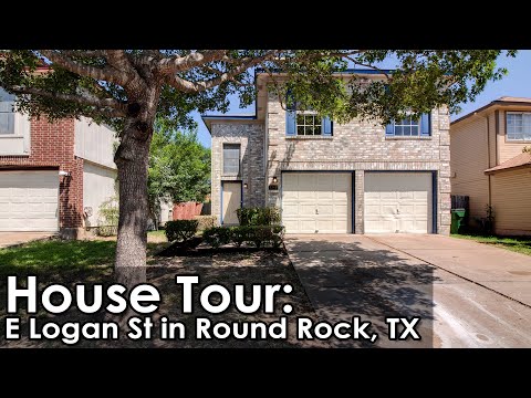 1304 E Logan St, Round Rock, TX home video tour