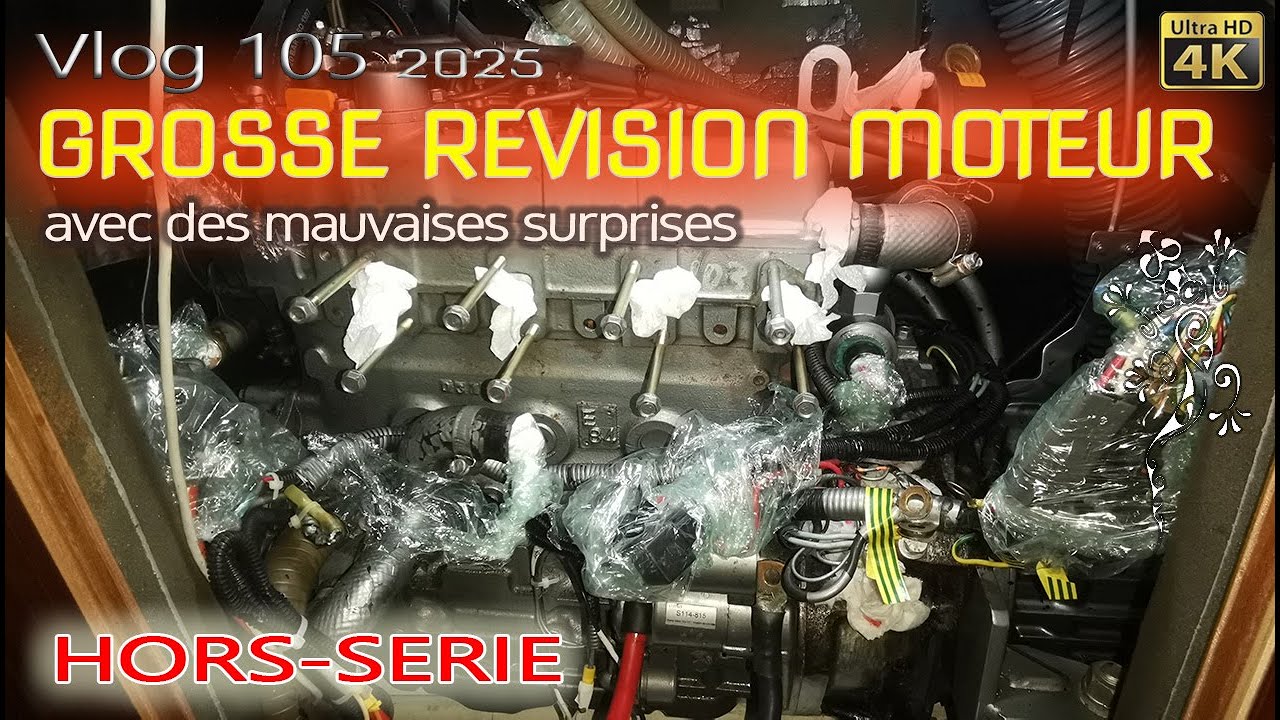 2025 #105 HORS-SERIE Grosse révision moteur Yanmar 4JH3