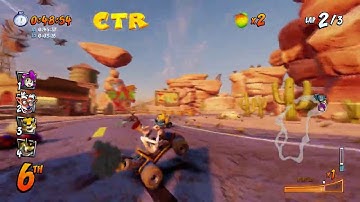 Crash Team Racing: Nitro Fueled (PS4) walkthrough - Dingo Canyon (CTR Token)