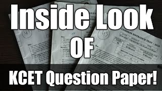 Real Look Of A KCET Question Paper!🔥🔥 | Feel The Exam! | #271🤓😎 screenshot 2