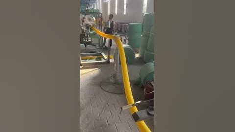 High speed single layer PVC corrugated pipe machine with on line punching