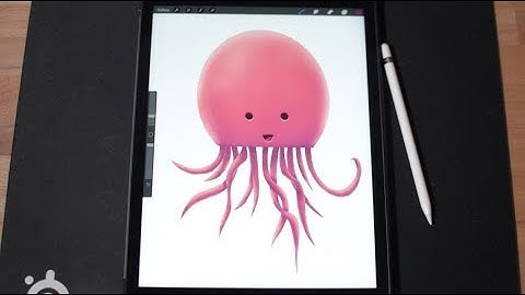 Drawing a Jellyfish with Procreate
