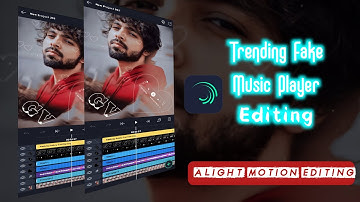 How to Make trending fake music player with heart templates editing tutorial in tamil|sri tech tamil
