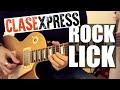 Clase de guitarra | Guitar lesson | Rock lick | Cómo tocar en guitarra | Tutorial