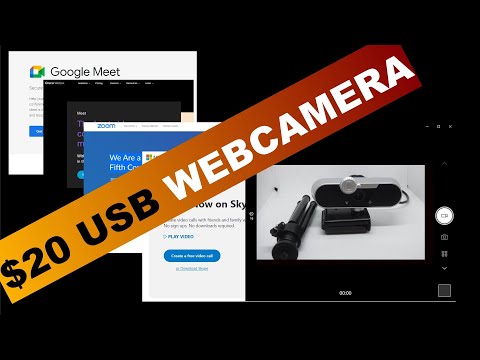 Generic 1080p Web Camera and Yawcam freeware