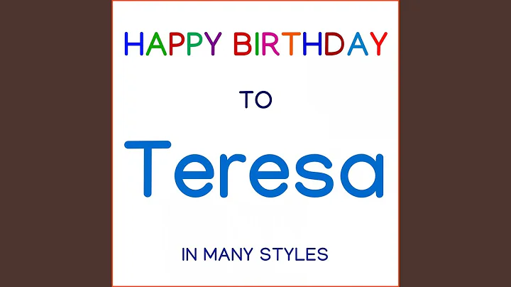 Happy Birthday To Teresa - Hip Hop