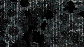 Rotating Gears and Metal Machinery with Moving Industrial Parts 4K DJ Visuals Loop Background