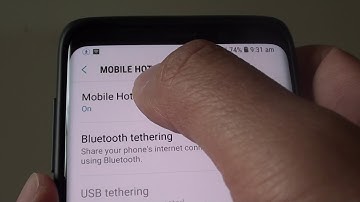 Samsung Galaxy S9 / S9 - How to Turn Mobile Hotspot On / Off