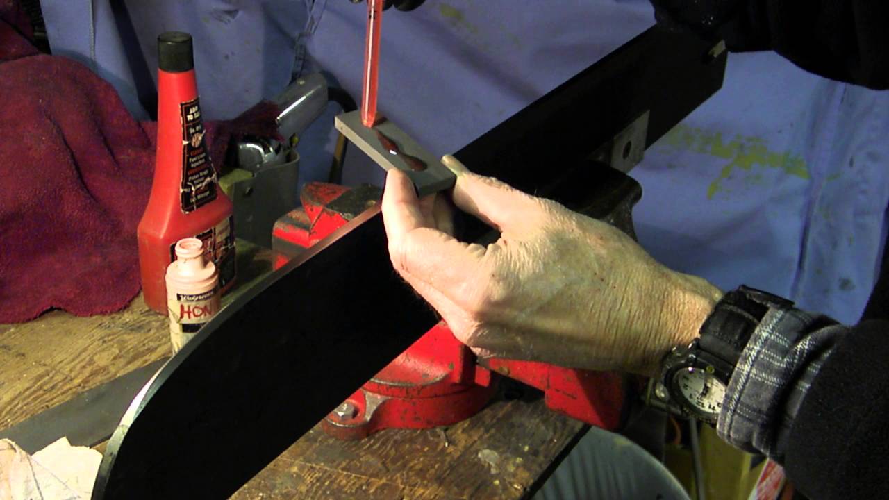 Iceboat Blade honing YouTube