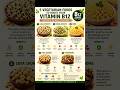 5 Foods for Vegetarian B12 Support! 🌱#dadikenuskhe #foodforhealth #viral #shorts