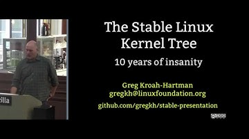 Kernel Recipes 2015 - Linux Stable Release process - by Greg KH