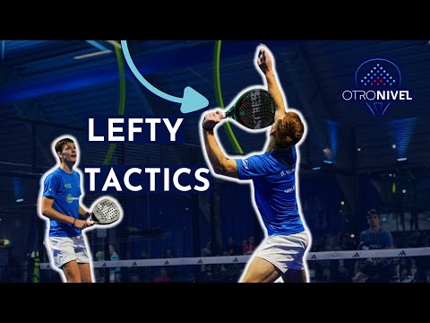 Vibora and volley tactics for left-handed players