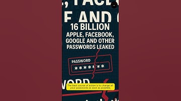 🚨 16 Billion Passwords Leaked! Apple, Google, Facebook Hacked!