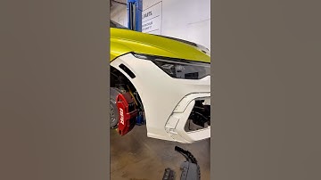 Here’s to being the first MK8.5 front end swapped MK8 🥂#vw #volkswagen #gti