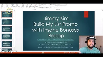 Jimmy Kim Build My List Promo