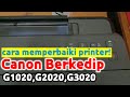 Mengapa Printer canon g1020 lampu orange berkedip?