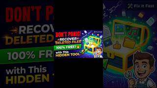 How to Recover Deleted Files for FREE (No Paid Software)