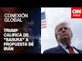Trump asegura que alto al fuego con Irán está "en estado crítico"