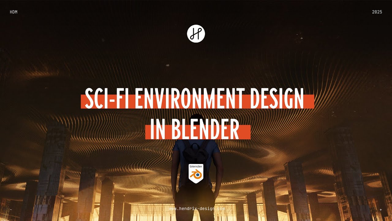 Sci-fi Environment Design in Blender - Concept Art Tutorial