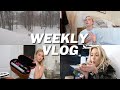 WEEKLY VLOG #2 | getting a nor'easter, trying out the Dyson Airwrap, + a mini mental breakdown :)
