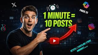 Stop Wasting Hours: This Free AI Writes 10 Posts From 1 Video (Build With Me)