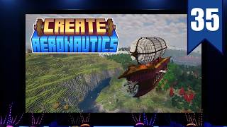 We can finally travel for real! - Modded Minecraft Airship Adventures! (Part 35)