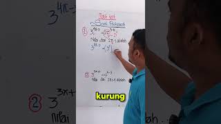 soal eksponen #fypshort #fypshort #maths #viralshort #tebaktebakanlogika #matematika