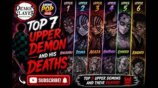 Every Upper Moon Demon Death Explained in Order #anime #demonslayeredit #demonslayer #demon