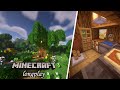 Minecraft Longplay - Relaxing Gameplay, Building a cozy Tree Starter House (No Commentary) [1.18]