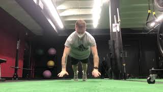 Explosive concentric push up