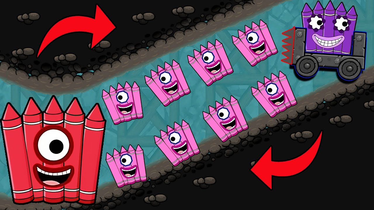 Red Ball 4 vs Crayon Ball All Level Mixup Part 8