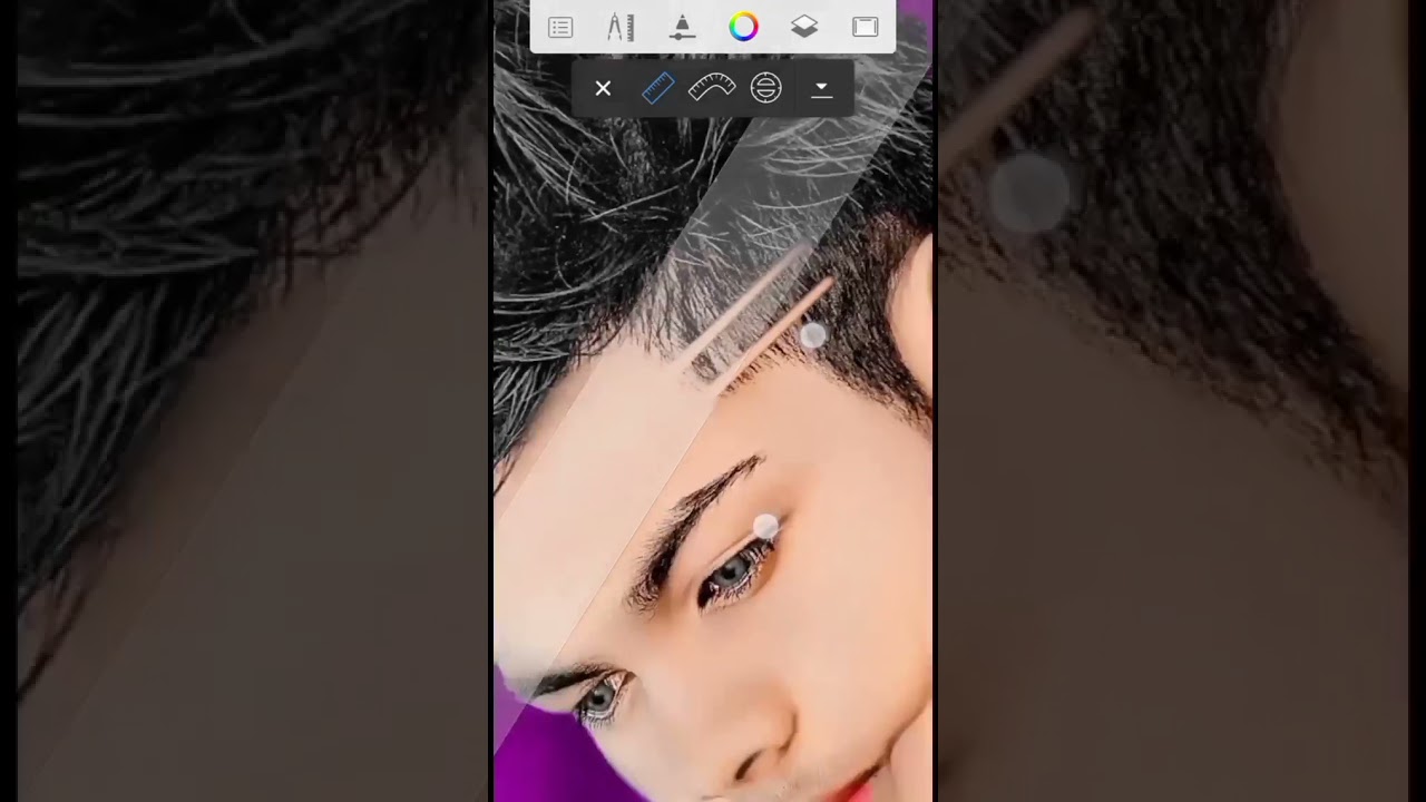 Autodesk Hair Editing Step By Step || Autodesk Sketchbook Hair + Face Smooth New Tutorial ||