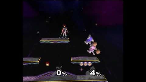 Super Smash Bros. Melee CrazyMod UE/Debug Menu - Kirby Wait Lvl.9 vs.11 Link Lvl.9 (Winter 2025)