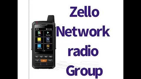 Zello amateur ham radio group for network radio enthusiasts