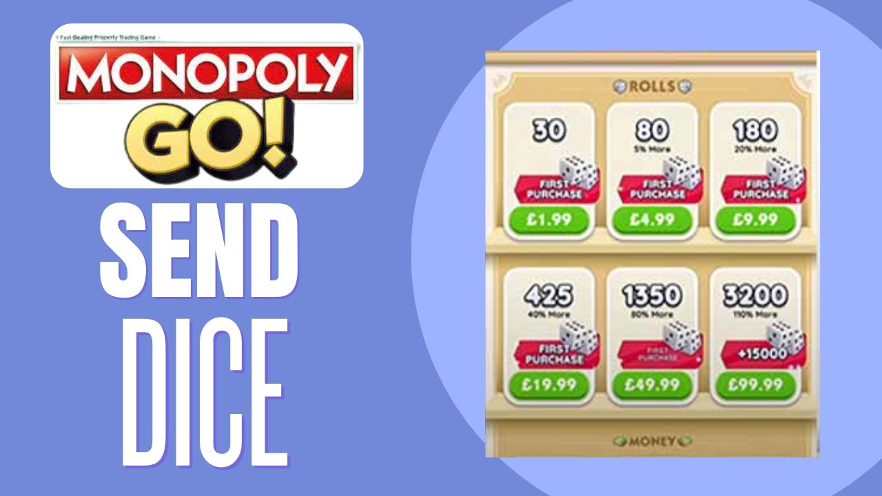 How to Send Dice ON Monopoly Go 2023 EASY