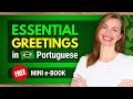 How to GREET and INTRODUCE YOURSELF in BRAZILIAN PORTUGUESE | Greetings in Brazilian Portuguese