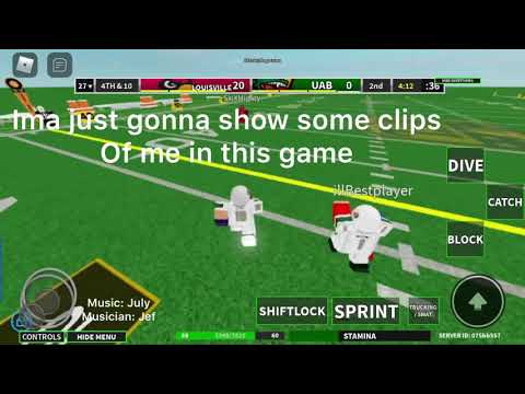 Roblox Football Universe Match Youtube - roblox football universernfl2 meet and eat