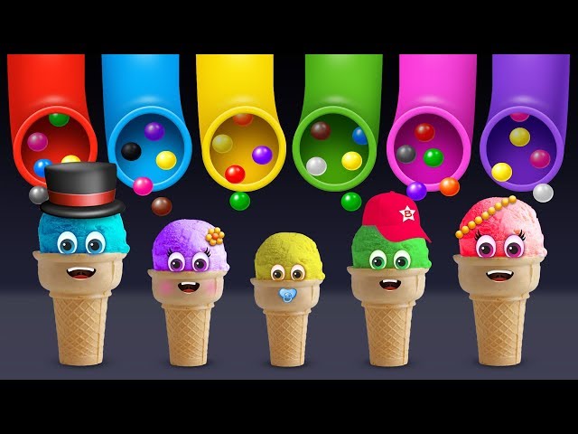 Ice Cream Finger Family Song | Daddy Finger Rhyme class=