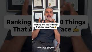 10 Things That Age Your Face Ranked From 10 To 1