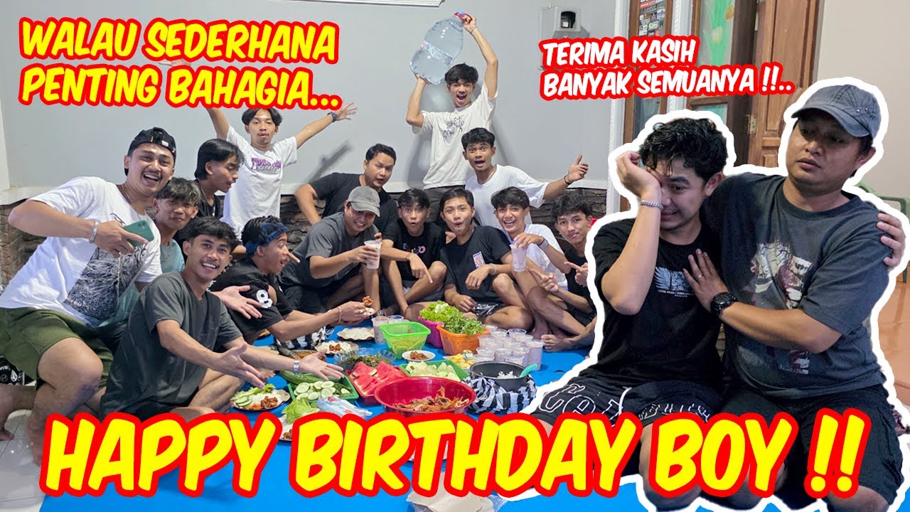 BOY KAGET TIBA-TIBA DIDATENGIN BANYAK ORANG !! Langsung numpang makan semua