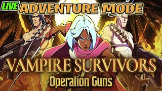We take on the Adventure of Operation Guns in Vampire Survivors