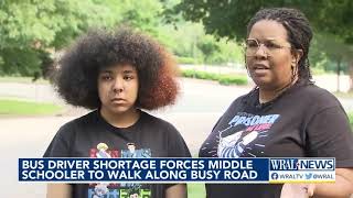 Bus driver shortage concerns Wake County parents