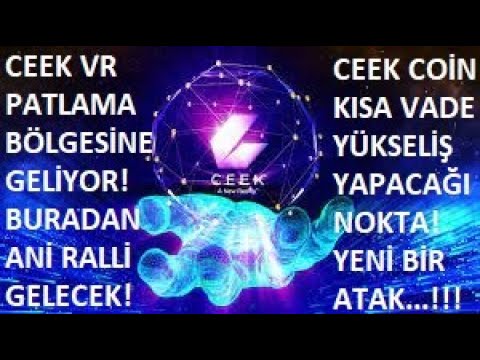 CEEK VR %50 1.5X YÜKSELİŞ SİNYALİ!?CEEK COİN ANİDEN YÜKSELECEK!?PATLAMA NOKTASINA İLERLİYOR!?ATAK!!?