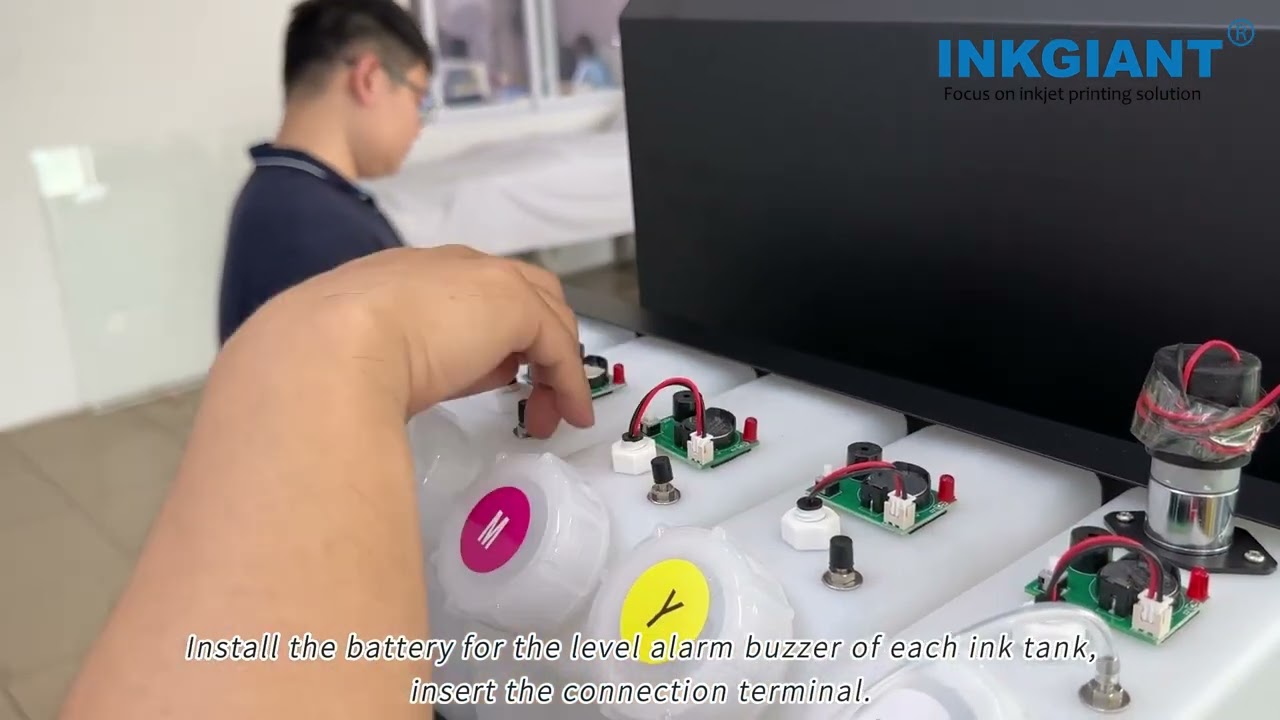 INKGIANT 6heads DTF installation video