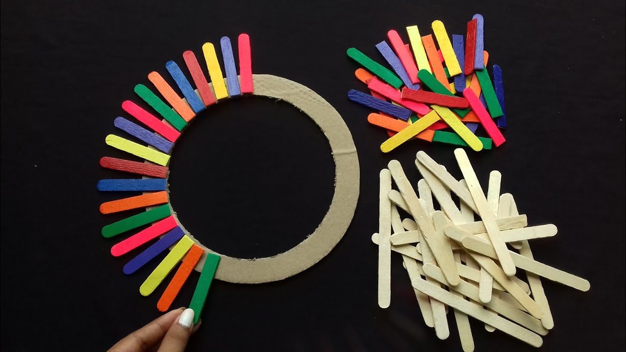 5 Icecream Sticks Craft Ideas Best Out Of Waste Craft Ideas Home