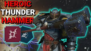 Bulwark THUNDERCLAPS Tyranid Cheeks With HEROIC Thunder Hammer - True Solo Absolute | Space Marine 2