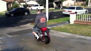 Harbor freight modified predator engine mini bike